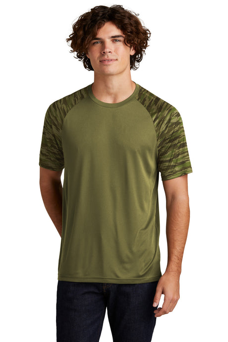 Sport-Tek ®  Drift Camo Colorblock Tee ST376 - Sport-Tek ST376