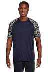 Sport-Tek ST376 Drift Camo Colorblock Tee
