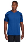Sport-Tek ST376 Drift Camo Colorblock Tee