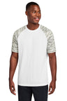 Sport-Tek ST376 Drift Camo Colorblock Tee