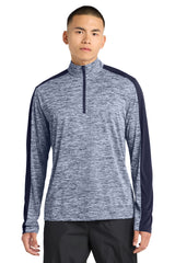 Sport-Tek ST397 PosiCharge Electric Heather Colorblock 1/4-Zip Pullover