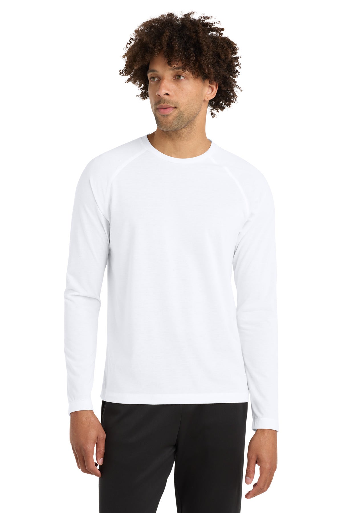 Sport-Tek ST400LS PosiCharge Long Sleeve Tri-Blend Wicking Raglan Tee