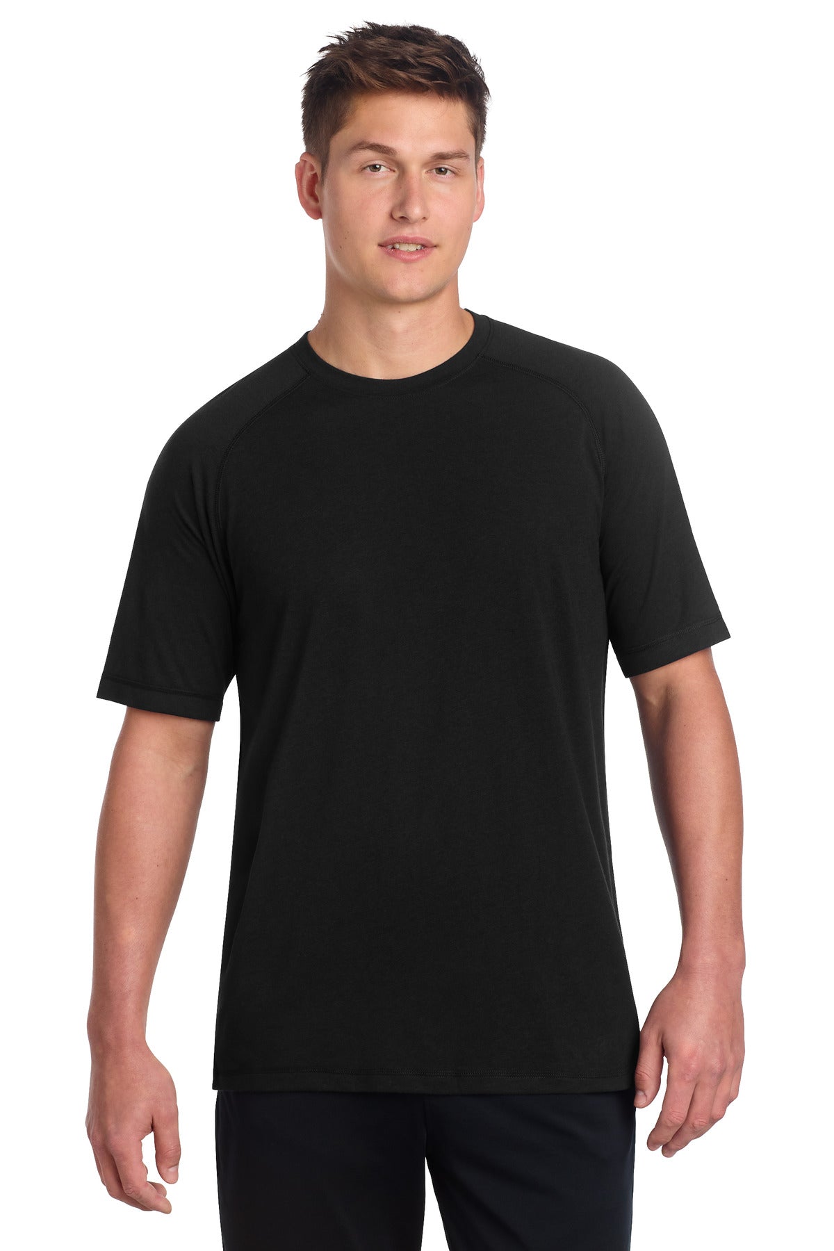 Sport-Tek ST400 PosiCharge Tri-Blend Wicking Raglan Tee