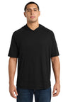 Sport-Tek  ®  PosiCharge  ®  Tri-Blend Wicking Short Sleeve Hoodie. ST404 - Sport-Tek ST404