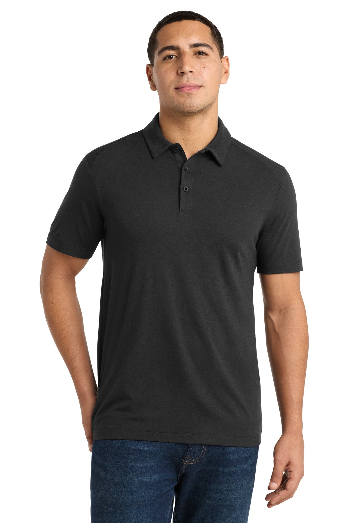 Sport-Tek  ®  PosiCharge  ®  Tri-Blend Wicking Polo. ST405 - Sport-Tek ST405