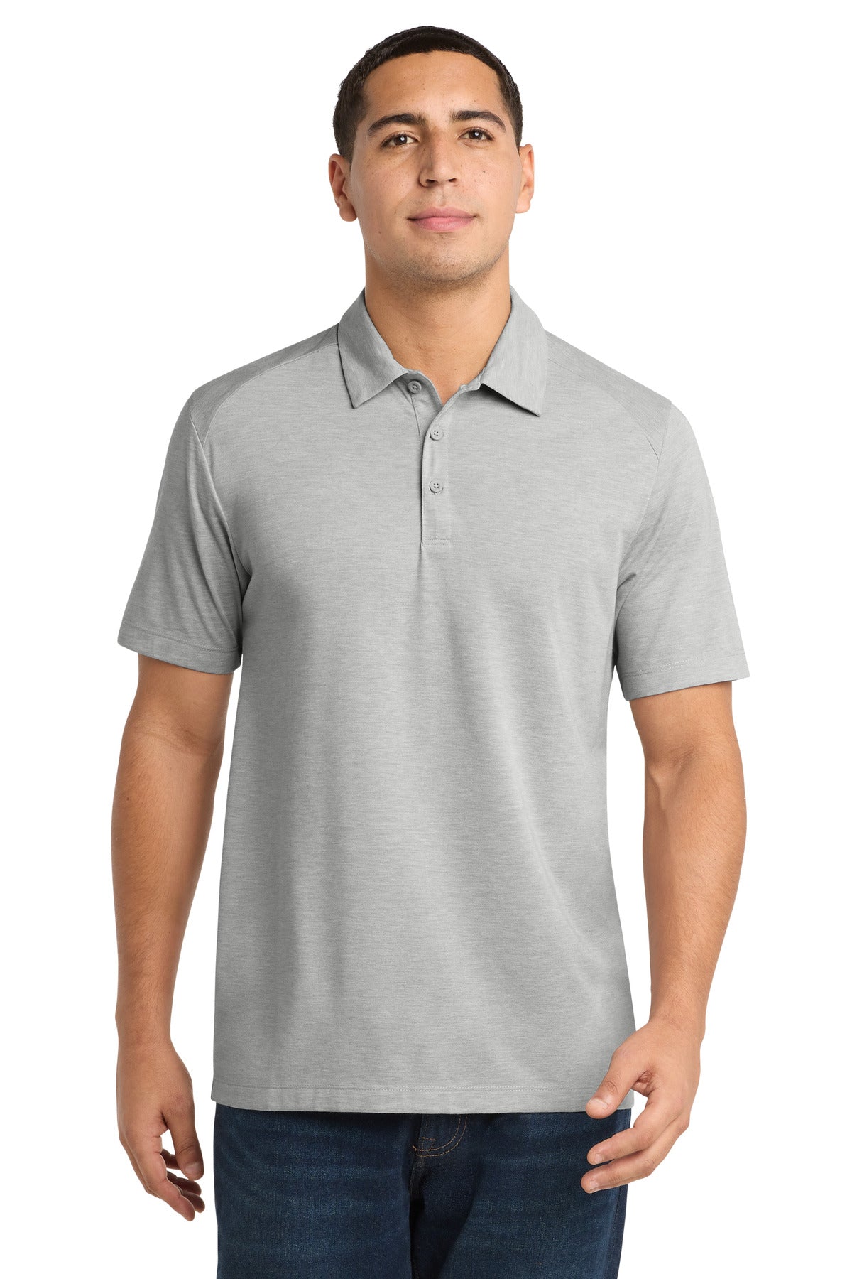 Sport-Tek ST405 PosiCharge Tri-Blend Wicking Polo.