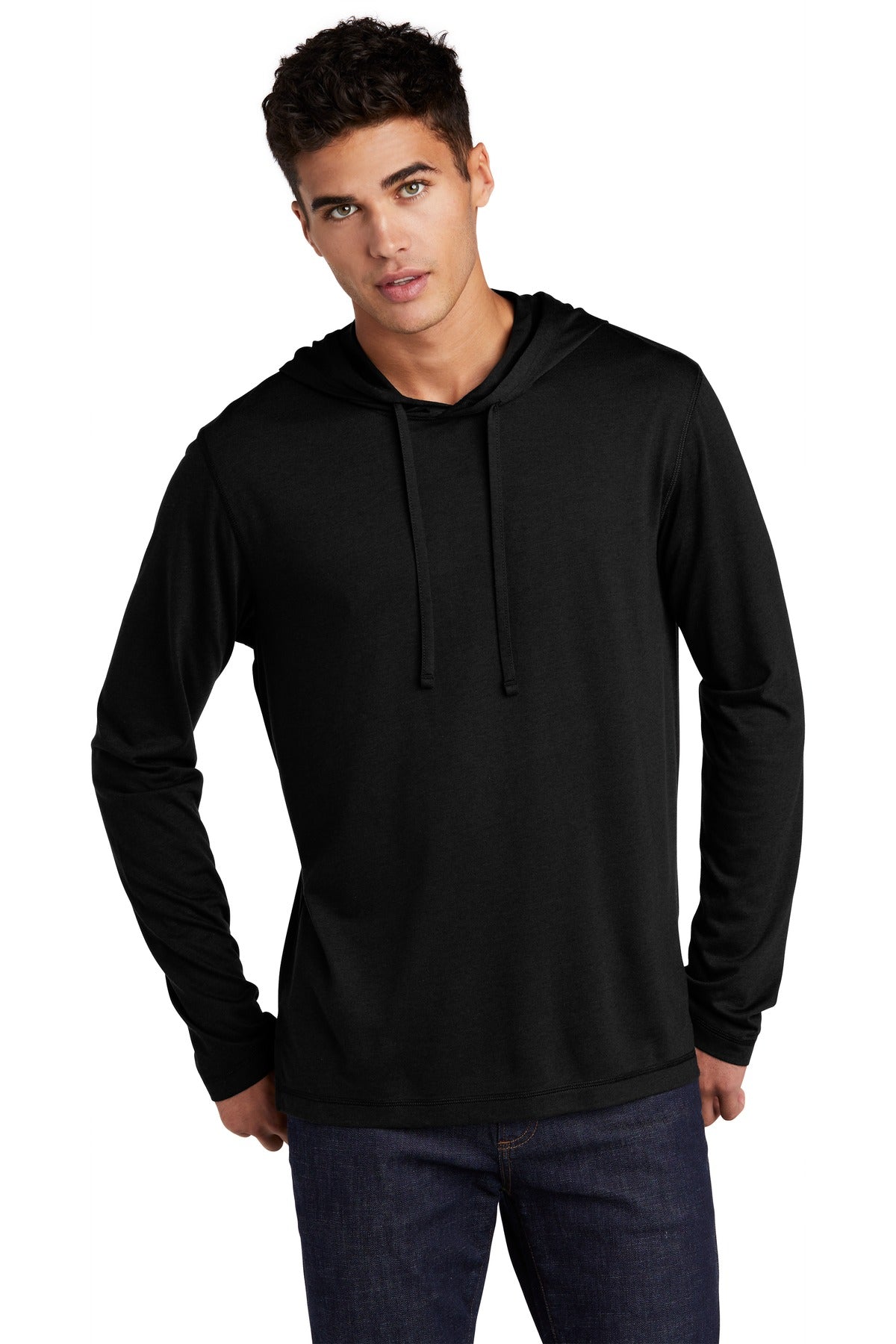 Sport-Tek  ®  PosiCharge  ®  Tri-Blend Wicking Long Sleeve Hoodie ST406 - Sport-Tek ST406