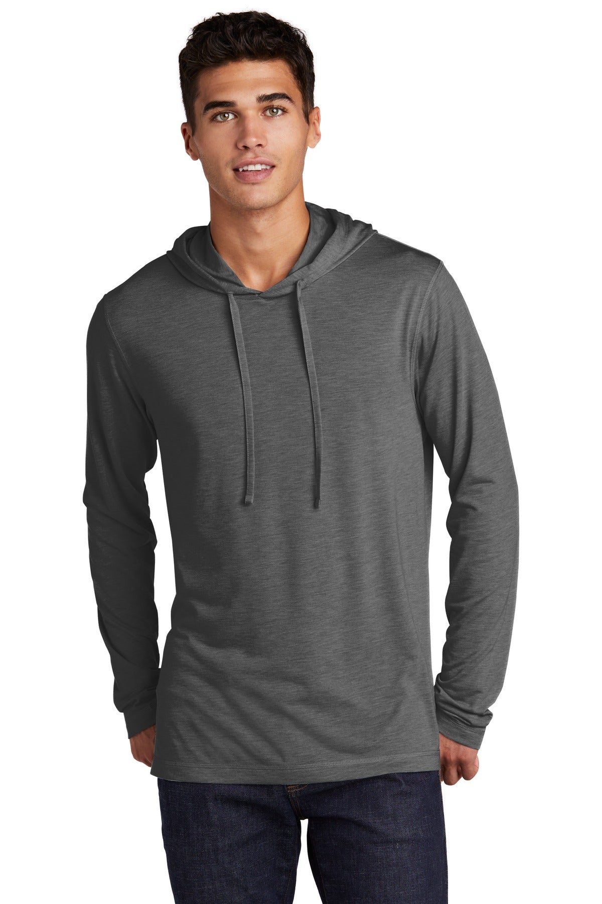 Sport-Tek  ®  PosiCharge  ®  Tri-Blend Wicking Long Sleeve Hoodie ST406 - Sport-Tek ST406