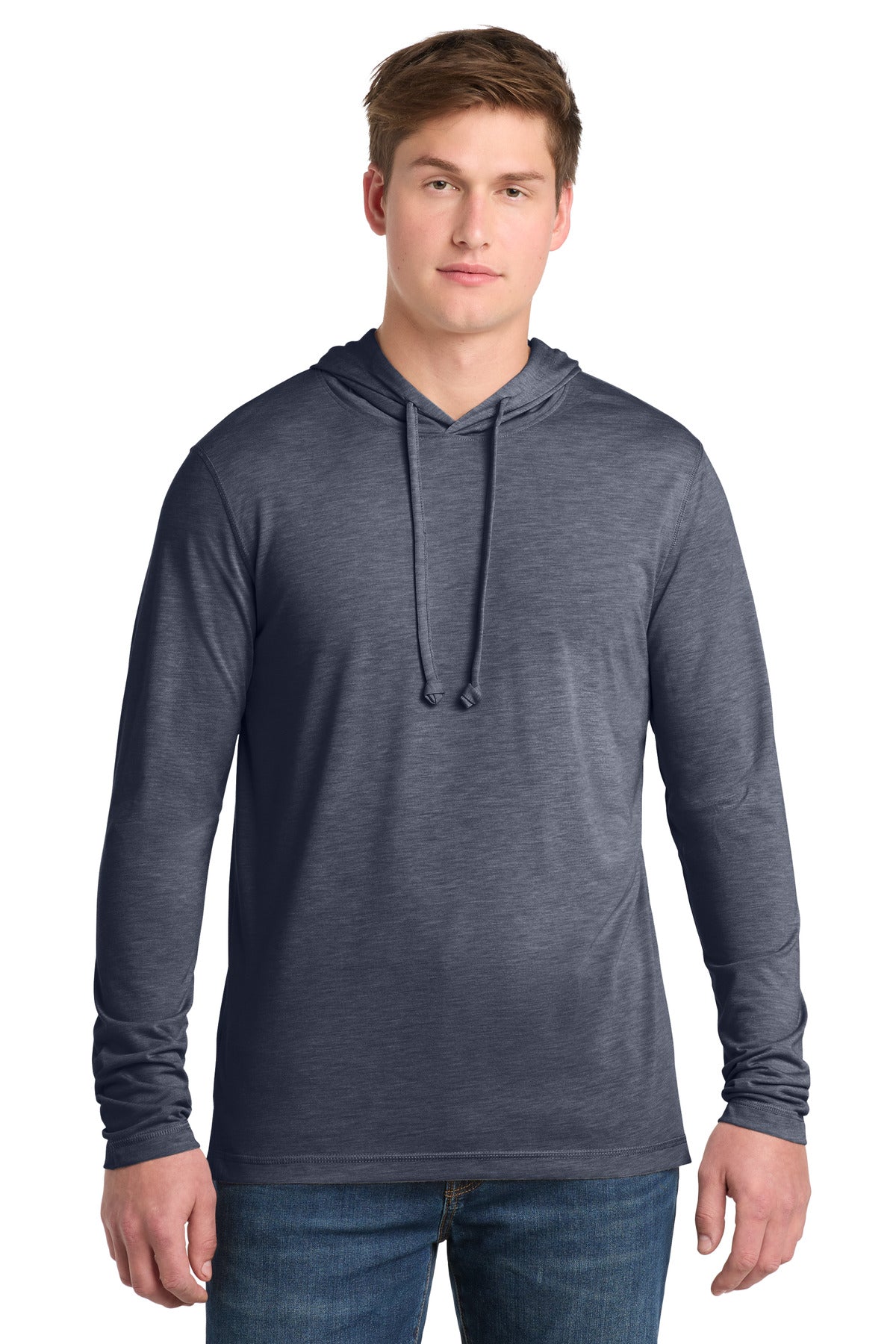 Sport-Tek  ®  PosiCharge  ®  Tri-Blend Wicking Long Sleeve Hoodie ST406 - Sport-Tek ST406