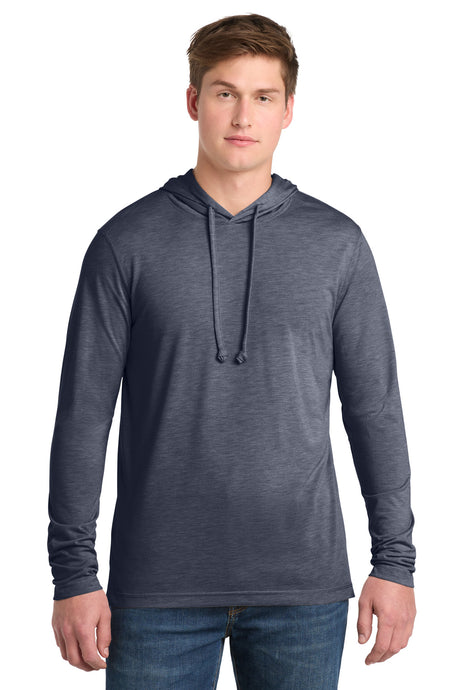 Sport-Tek  ®  PosiCharge  ®  Tri-Blend Wicking Long Sleeve Hoodie ST406 - Sport-Tek ST406