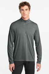 Sport-Tek  ®  PosiCharge  ®  Tri-Blend Wicking 1/4-Zip Pullover. ST407 - Sport-Tek ST407