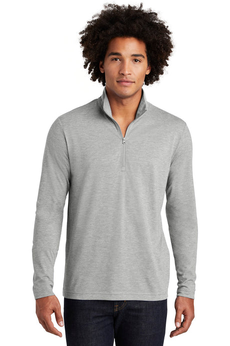 Sport-Tek  ®  PosiCharge  ®  Tri-Blend Wicking 1/4-Zip Pullover. ST407 - Sport-Tek ST407