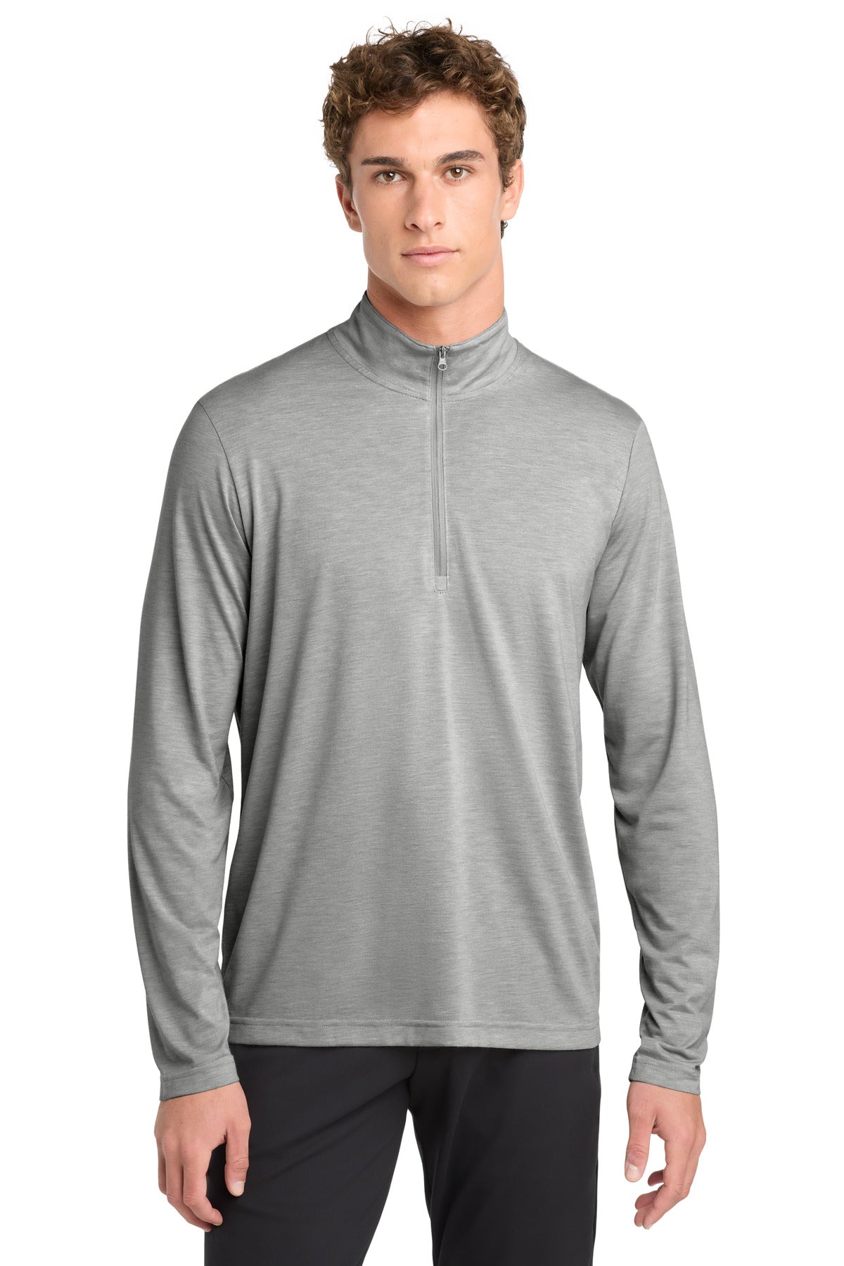 Sport-Tek ST407 PosiCharge Tri-Blend Wicking 1/4-Zip Pullover