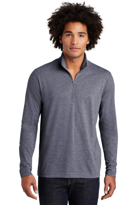 Sport-Tek  ®  PosiCharge  ®  Tri-Blend Wicking 1/4-Zip Pullover. ST407 - Sport-Tek ST407