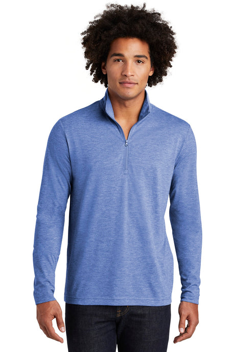 Sport-Tek  ®  PosiCharge  ®  Tri-Blend Wicking 1/4-Zip Pullover. ST407 - Sport-Tek ST407