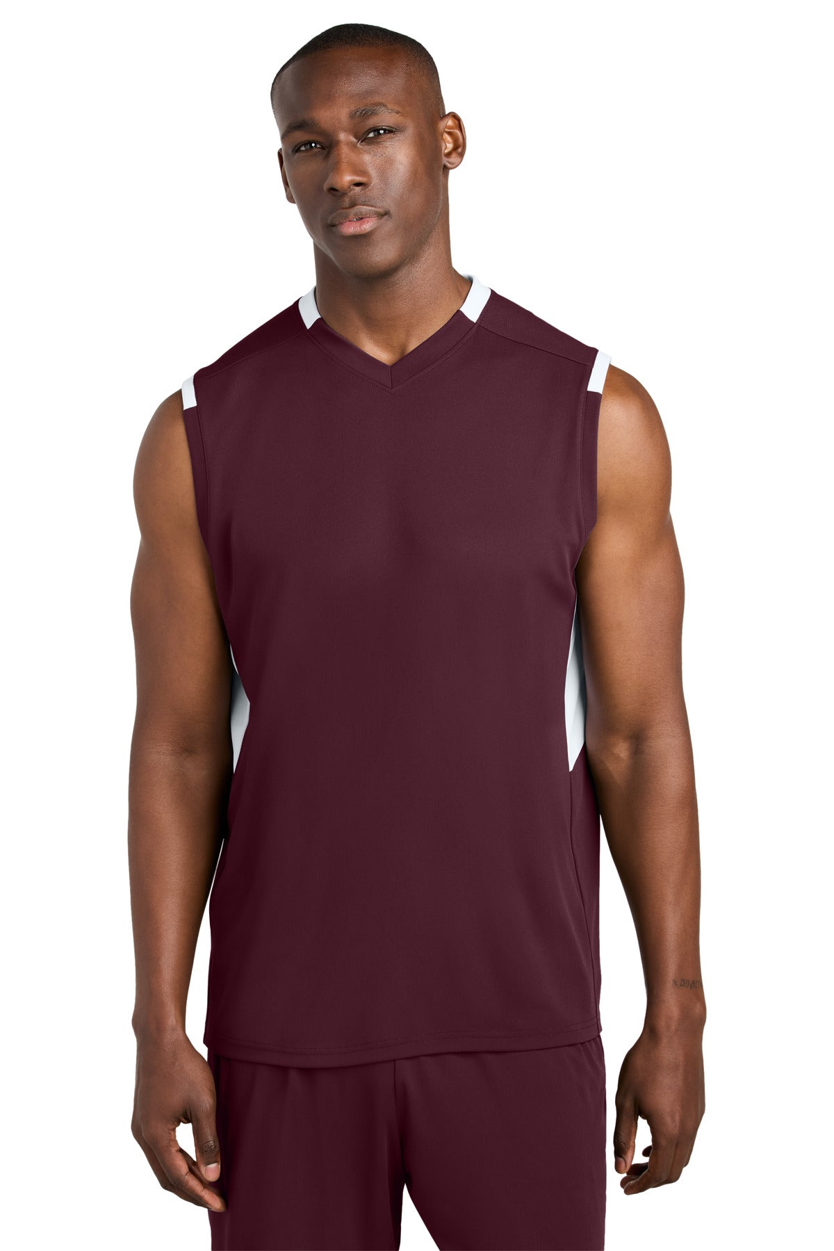 Sport-Tek ST441 Club Sleeveless V-Neck