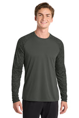 Sport-Tek  ®  Long Sleeve Digi Camo Tee. ST460LS - Sport-Tek ST460LS