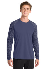 Sport-Tek ST460LS Long Sleeve Digi Camo Tee