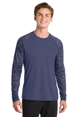 Sport-Tek  ®  Long Sleeve Digi Camo Tee. ST460LS - Sport-Tek ST460LS