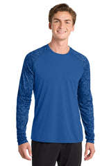 Sport-Tek  ®  Long Sleeve Digi Camo Tee. ST460LS - Sport-Tek ST460LS