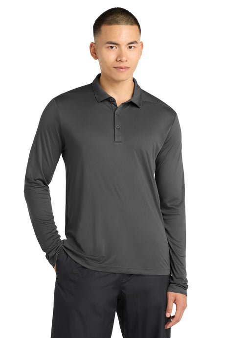 Sport-Tek  ®   Posi-UV ®   Pro Long Sleeve Polo. ST520LS - Sport-Tek ST520LS