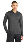 Sport-Tek  ®   Posi-UV ®   Pro Long Sleeve Polo. ST520LS - Sport-Tek ST520LS