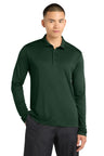Sport-Tek  ®   Posi-UV ®   Pro Long Sleeve Polo. ST520LS - Sport-Tek ST520LS