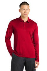 Sport-Tek  ®   Posi-UV ®   Pro Long Sleeve Polo. ST520LS - Sport-Tek ST520LS