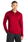 Sport-Tek  ®   Posi-UV ®   Pro Long Sleeve Polo. ST520LS - Sport-Tek ST520LS