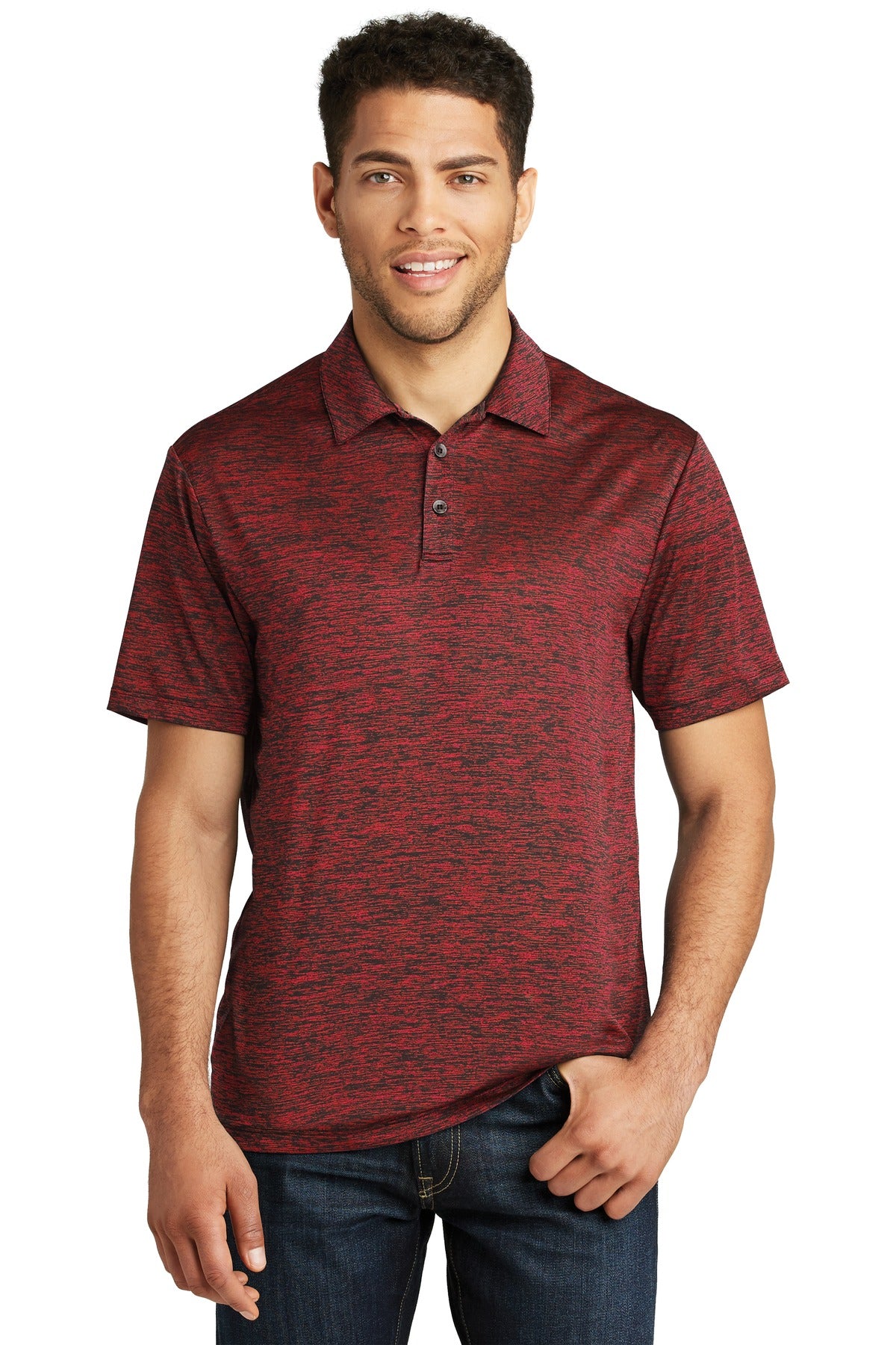 Sport-Tek  ®  PosiCharge  ®  Electric Heather Polo. ST590 - Sport-Tek ST590