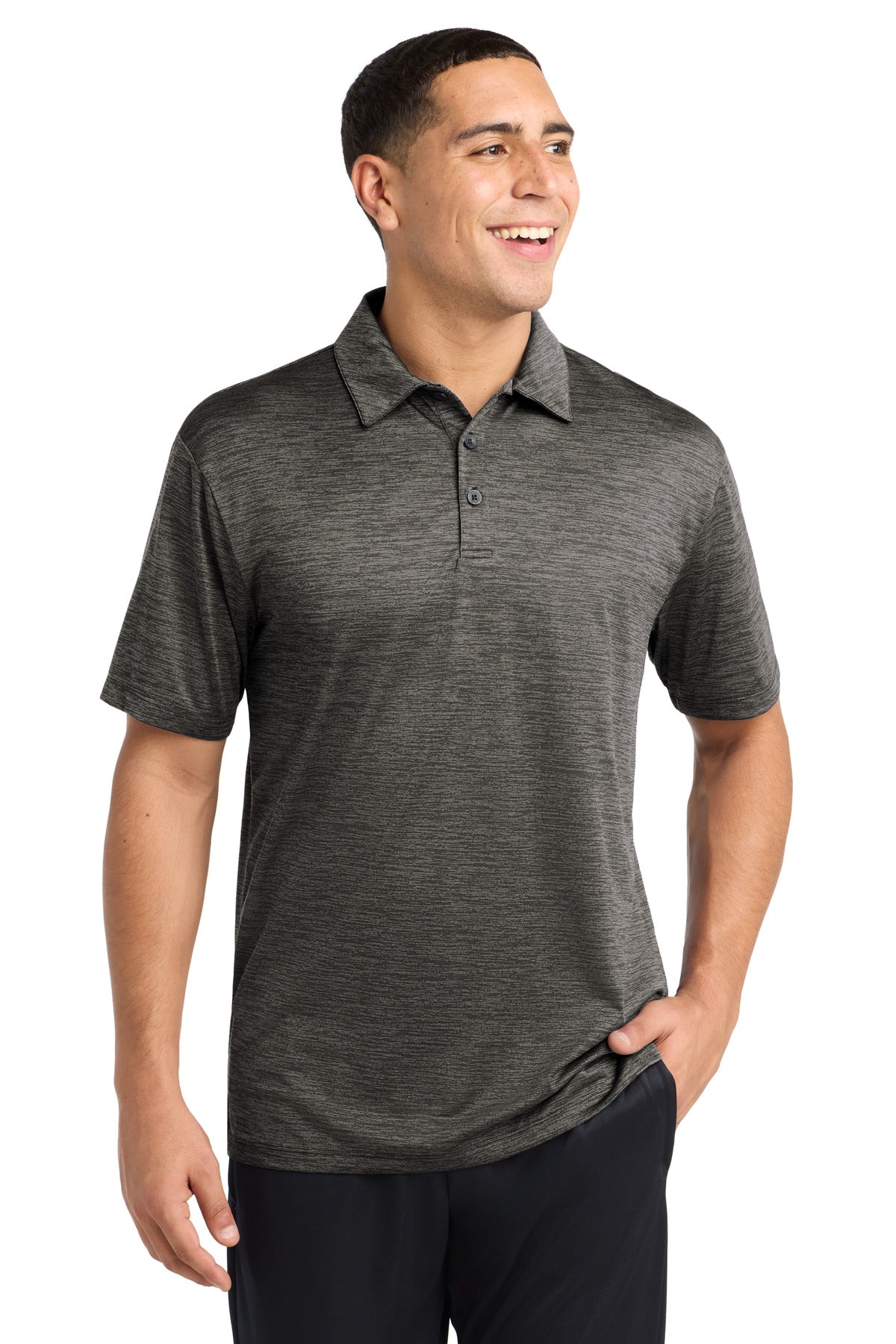 Sport-Tek ST590 PosiCharge Electric Heather Polo