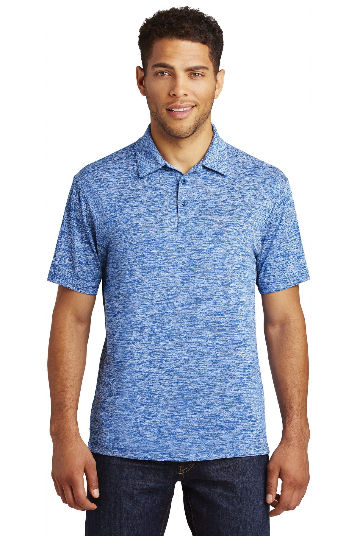 Sport-Tek  ®  PosiCharge  ®  Electric Heather Polo. ST590 - Sport-Tek ST590