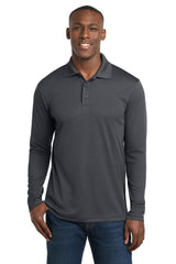 Sport-Tek  ®  PosiCharge  ®  RacerMesh  ®  Long Sleeve Polo. ST640LS - Sport-Tek ST640LS