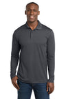 Sport-Tek  ®  PosiCharge  ®  RacerMesh  ®  Long Sleeve Polo. ST640LS - Sport-Tek ST640LS