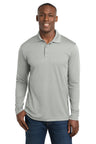 Sport-Tek  ®  PosiCharge  ®  RacerMesh  ®  Long Sleeve Polo. ST640LS - Sport-Tek ST640LS