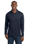 Sport-Tek  ®  PosiCharge  ®  RacerMesh  ®  Long Sleeve Polo. ST640LS - Sport-Tek ST640LS