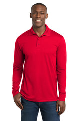 Sport-Tek  ®  PosiCharge  ®  RacerMesh  ®  Long Sleeve Polo. ST640LS - Sport-Tek ST640LS