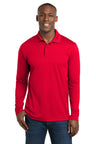 Sport-Tek  ®  PosiCharge  ®  RacerMesh  ®  Long Sleeve Polo. ST640LS - Sport-Tek ST640LS