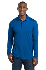 Sport-Tek  ®  PosiCharge  ®  RacerMesh  ®  Long Sleeve Polo. ST640LS - Sport-Tek ST640LS