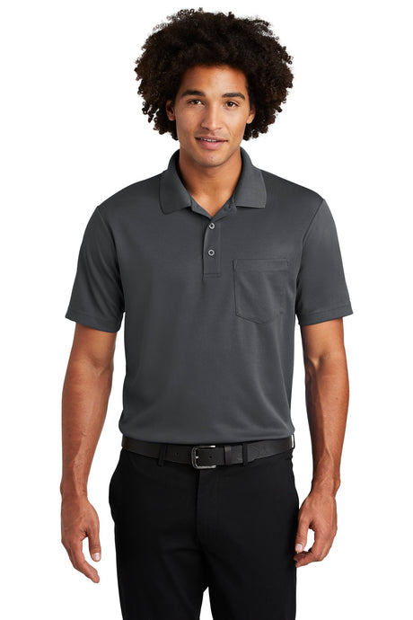 Sport-Tek  ®  PosiCharge  ®  RacerMesh  ®  Pocket Polo. ST640P - Sport-Tek ST640P