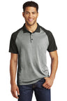 Sport-Tek  ®  PosiCharge  ®  RacerMesh  ®  Raglan Heather Block Polo. ST641 - Sport-Tek ST641