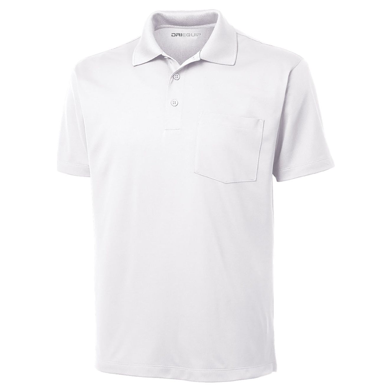 Mens Micropique Sport-Wick Pocket Polo Polos/Knits DRI-EQUIP