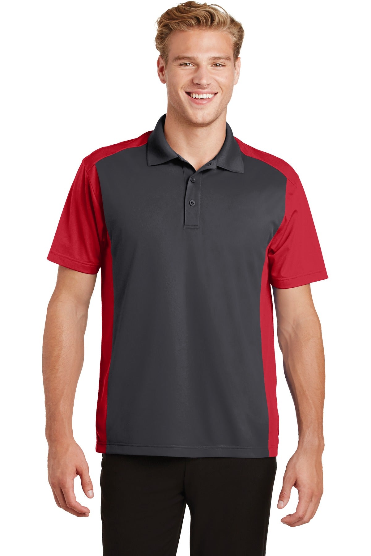 Sport-Tek ®  Colorblock Micropique Sport-Wick ®  Polo. ST652 - Sport-Tek ST652