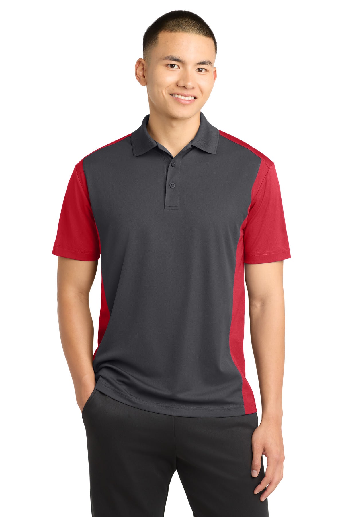 Sport-Tek ST652 Colorblock Micropique Sport-Wick Polo