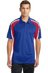 Sport-Tek ®  Tricolor Micropique Sport-Wick ®  Polo. ST654 - Sport-Tek ST654
