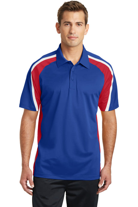 Sport-Tek ®  Tricolor Micropique Sport-Wick ®  Polo. ST654 - Sport-Tek ST654