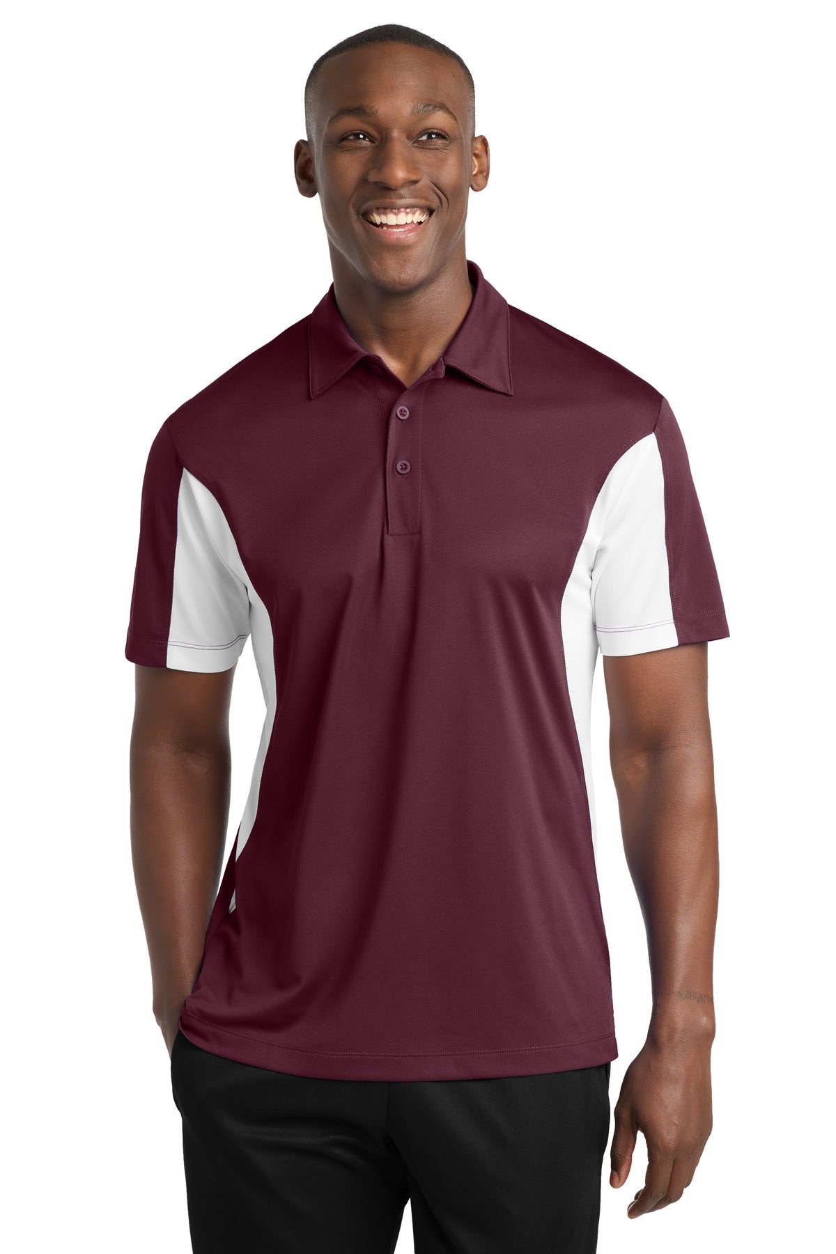 Sport-Tek ST655 Side Blocked Micropique Sport-Wick Polo