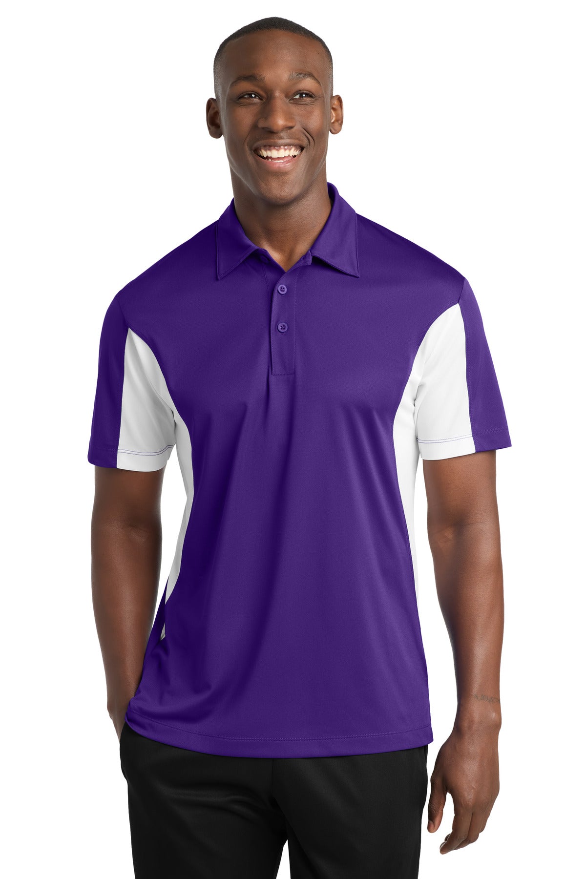 Sport-Tek ST655 Side Blocked Micropique Sport-Wick Polo