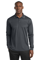 Sport-Tek ST657 Long Sleeve Micropique Sport-Wick Polo | Wholesale Performance Polos