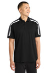 Sport-Tek ST658 Tricolor Shoulder Micropique Sport-Wick Polo
